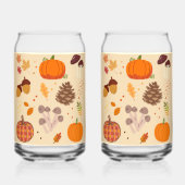 Herfst Natuur Blikvorm Glas (Achterkant)
