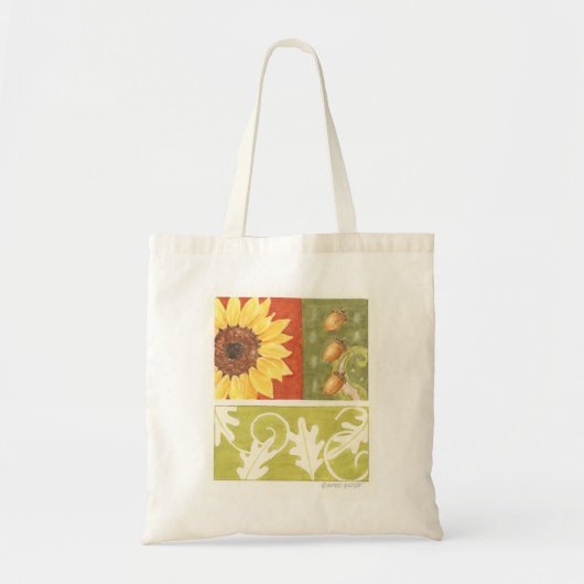 Herfst Natuur Collage Boodschappentas Tote Bag (Voorkant)