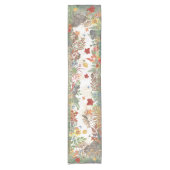 Herfst Natuur Eekhoornblad Paddestoel Vogelbos Korte Tafelloper (Voorkant)