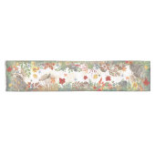 Herfst Natuur Eekhoornblad Paddestoel Vogelbos Korte Tafelloper (Horizontaal)