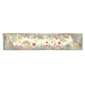 Herfst Natuur Geel Eekhoornblad Vogelbos Korte Tafelloper (Horizontaal)