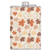 Herfst natuur, herfst esdoorn blad Thanksgiving da Heupfles (Achterkant)