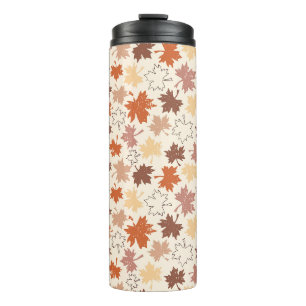 Herfst natuur, herfst esdoorn blad Thanksgiving da Thermosbeker