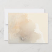 Herfst Natuur Herfst Landschap bruiloft Bedankkaart (Achterkant)