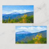 herfst natuur kunst visitekaartje (Voorkant / Achterkant)