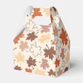 Herfst natuur ontwerp, herfst esdoornblad Thanksgi Bedankdoosjes (Achterkant)