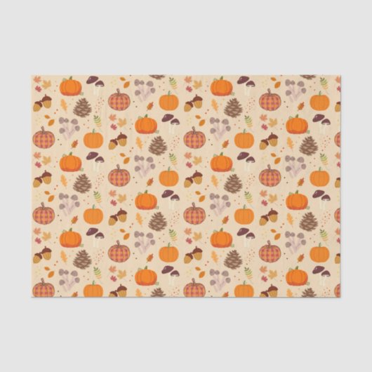 Herfst Natuur Tissuepapier (Voorkant)