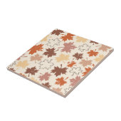 Herfst natuurlijk ontwerp, herfst esdoornblad tegeltje (Zijkant)