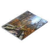 Herfst natuurpad. notitieboek (Linkerzijde)
