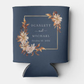 Herfst Navy Blue Blikjeskoeler (Voorkant)