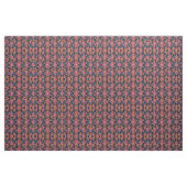 Herfst Navy Pumpkin laat Waterverf patroon voorbij Stof (Yard (91,4 cm))