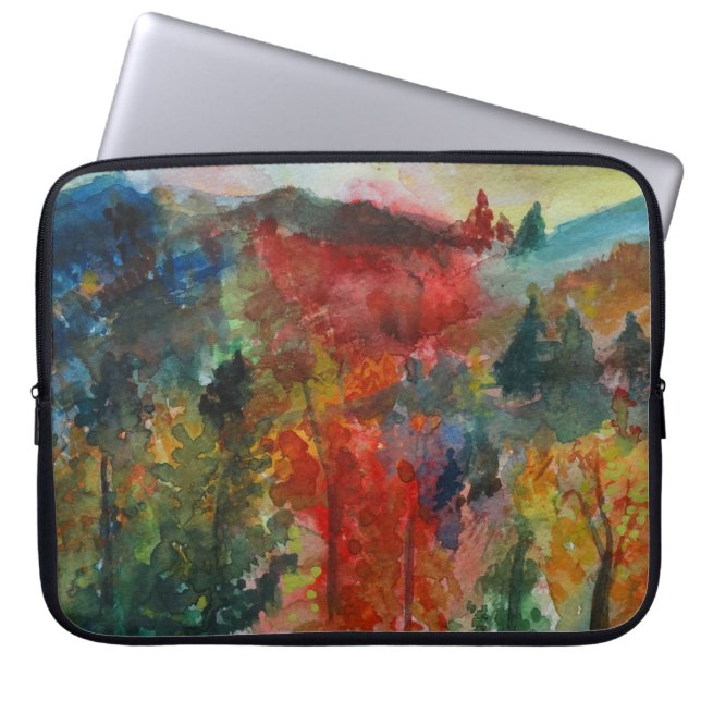Herfst Neopreen Laptop Sleeve 15" (Voorkant)