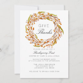 Herfst Nest Thanksgiving | WATERVERF Kaart