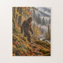 Herfst Nevel Bigfoot Puzzel