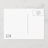 Herfst New Hampshire Verhuizen Aankondigingskaart (Achterkant)