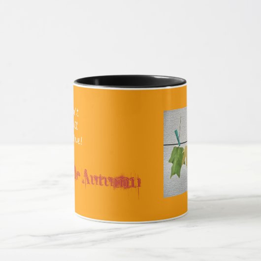 Herfst niet in de liefde! mok (Midden)