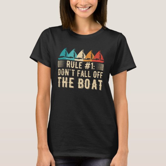 Herfst niet van de boot varen 1 t-shirt (Voorkant)