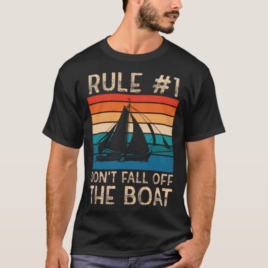 Herfst niet van de boot varen 3 t-shirt (Voorkant)