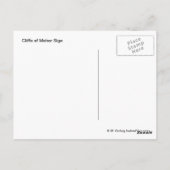 Herfst niet van het Briefkaart Cliff (Achterkant)