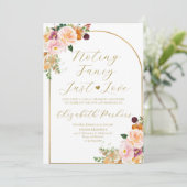 Herfst niets Fancy gewoon van de Uitnodiging van d (Staand voorkant)