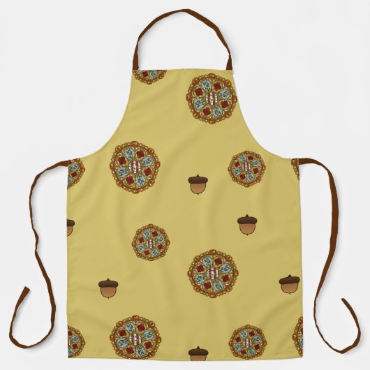 Herfst Nieuw All-Over Print Schort (Voorkant)