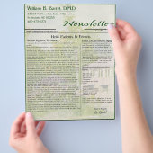 Herfst nieuwsbrief flyer (Hand)