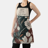 Herfst Noir Bloesems Aanpasbaar Schort (Insitu)