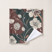 Herfst Noir Bloesems Bad Handdoek (Wasdoekje)