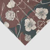 Herfst Noir Bloesems Decoupage Tissuepapier (Detail)