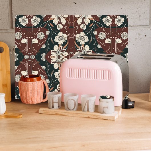 Herfst Noir Bloesems LG Glas Snijplank