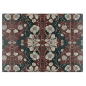 Herfst Noir Bloesems LG Glas Snijplank (Voorkant)