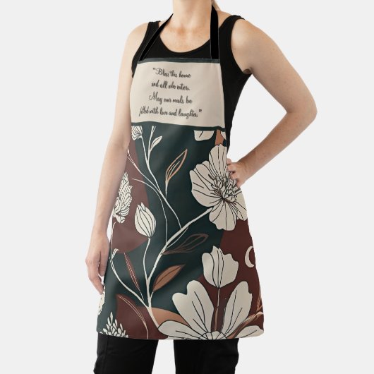 Herfst Noir Bloesems  Schort (Insitu)