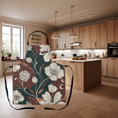 Herfst Noir Bloesems Schort