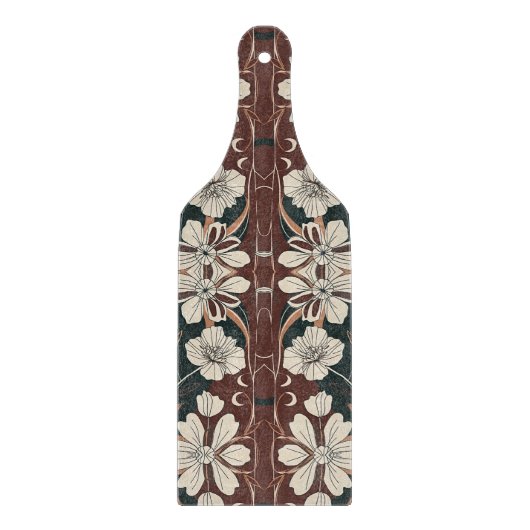 Herfst Noir Bloesems Snijplank (Voorkant)