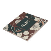 Herfst Noir Bloesems Tegeltje (Zijkant)