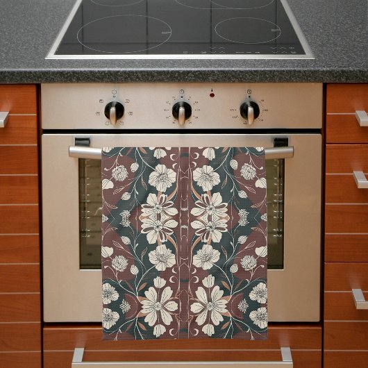 Herfst Noir Bloesems Theedoek