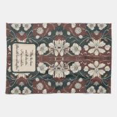 Herfst Noir Bloesems  Theedoek (Horizontaal)