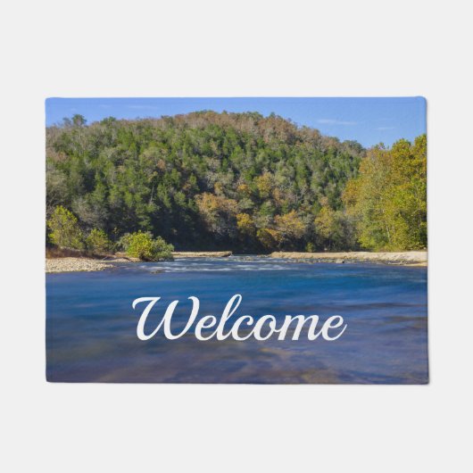 herfst noord Fork Welkom Doormat Deurmat (Voorkant)
