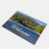 herfst noord Fork Welkom Doormat Deurmat (Schuin)