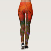 Herfst nostalgie bos leggings (Achterkant)