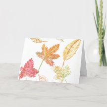 Herfst Note Card