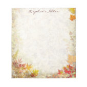 herfst notitieblok (Voorkant)