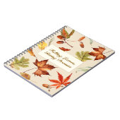 herfst notitieboek (Linkerzijde)