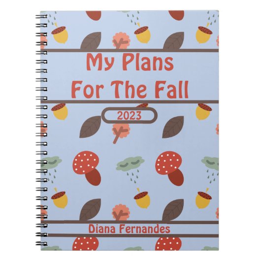 Herfst Notitieboek (Voorkant)