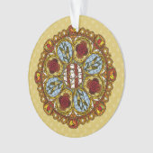 Herfst Nouveau Acrylic Ornament (voorkant)