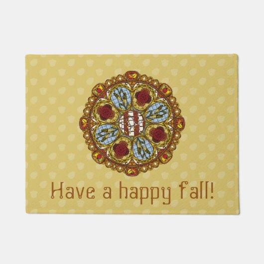 Herfst Nouveau Doormat Deurmat (Voorkant)
