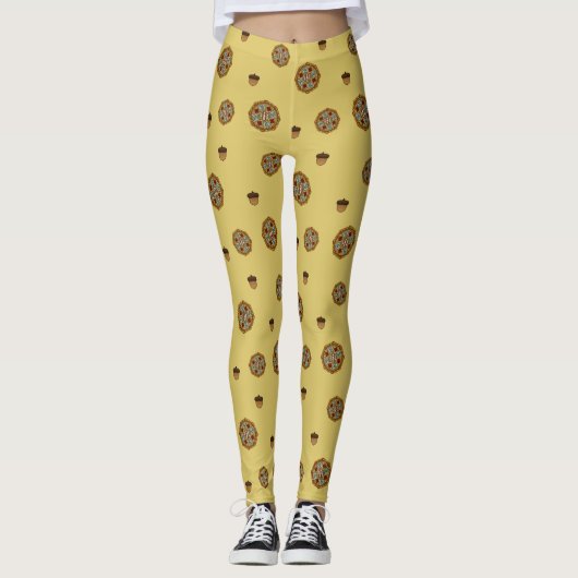 Herfst Nouveau Leggings (Voorkant)