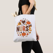Herfst Nurse - Waterverf Schattige & Kleurrijk Tote Bag (Dichtbij)