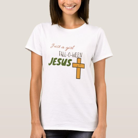 Herfst-o-ween Jesus T-shirt (Voorkant)