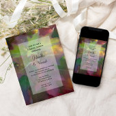 Herfst Oak Leaf Hydrangea Couples Wedding Shower Kaart